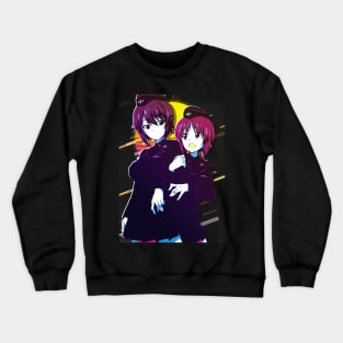 Girls und Panzer - Maho Nishizumi and Miho Nishizumi Crewneck Sweatshirt